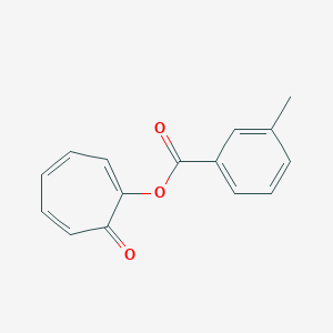 7-oxo-1,3,5-cycloheptatrien-1-yl 3-methylbenzoate