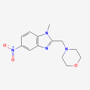 1-methyl-2-(morpholin-4-ylmethyl)-5-nitro-1H-benzimidazole