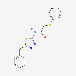 N-(5-benzyl-1,3,4-thiadiazol-2-yl)-2-(phenylthio)acetamide