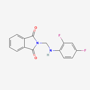 2-{[(2,4-difluorophenyl)amino]methyl}-1H-isoindole-1,3(2H)-dione