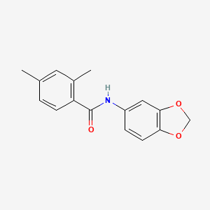 N-1,3-benzodioxol-5-yl-2,4-dimethylbenzamide