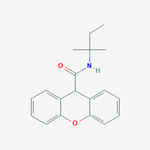 N-(1,1-dimethylpropyl)-9H-xanthene-9-carboxamide