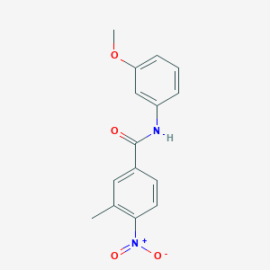 N-(3-methoxyphenyl)-3-methyl-4-nitrobenzamide