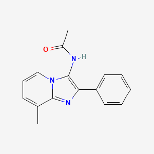 molecular formula C16H15N3O B5814504 N-(8-methyl-2-phenylimidazo[1,2-a]pyridin-3-yl)acetamide 