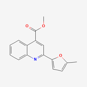 methyl 2-(5-methyl-2-furyl)-4-quinolinecarboxylate