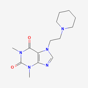 1,3-dimethyl-7-(2-piperidin-1-ylethyl)-3,7-dihydro-1H-purine-2,6-dione