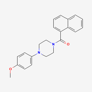 1-(4-methoxyphenyl)-4-(1-naphthoyl)piperazine