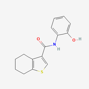 N-(2-hydroxyphenyl)-4,5,6,7-tetrahydro-1-benzothiophene-3-carboxamide