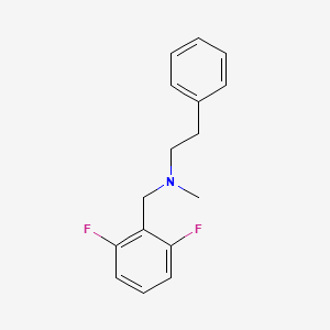 molecular formula C16H17F2N B5814597 (2,6-difluorobenzyl)methyl(2-phenylethyl)amine 