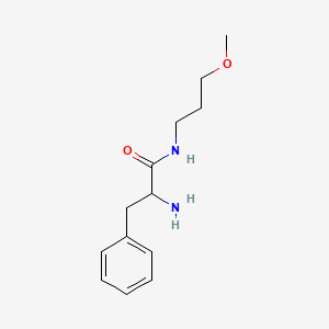 molecular formula C13H20N2O2 B581460 2-氨基-N-(3-甲氧基丙基)-3-苯基丙酰胺 CAS No. 1218331-10-2