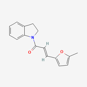 1-[3-(5-methyl-2-furyl)acryloyl]indoline