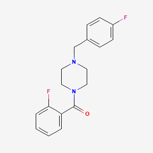 1-(2-fluorobenzoyl)-4-(4-fluorobenzyl)piperazine