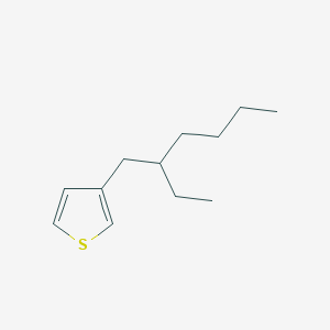 molecular formula C12H20S B058148 3-(2-乙基己基)噻吩 CAS No. 121134-38-1