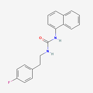 molecular formula C19H17FN2O B5814885 N-[2-(4-fluorophenyl)ethyl]-N'-1-naphthylurea 