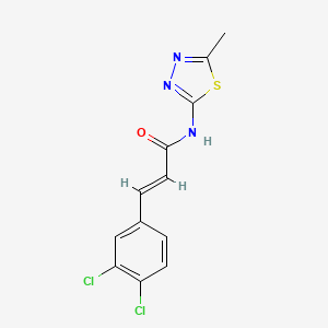 3-(3,4-dichlorophenyl)-N-(5-methyl-1,3,4-thiadiazol-2-yl)acrylamide