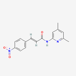 N-(4,6-dimethyl-2-pyridinyl)-3-(4-nitrophenyl)acrylamide