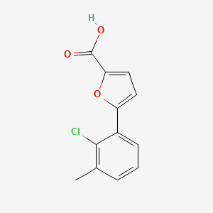 molecular formula C12H9ClO3 B5814977 5-(2-chloro-3-methylphenyl)-2-furoic acid 