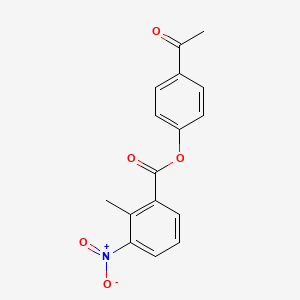 4-acetylphenyl 2-methyl-3-nitrobenzoate