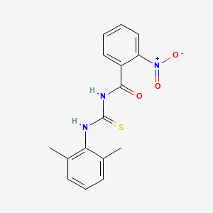 N-{[(2,6-dimethylphenyl)amino]carbonothioyl}-2-nitrobenzamide