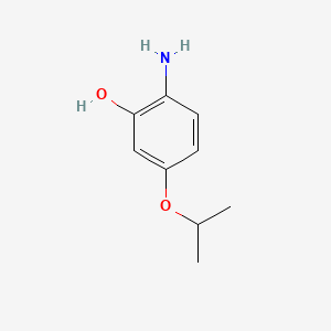 molecular formula C9H13NO2 B581504 2-Amino-5-isopropoxyphenol CAS No. 1243280-86-5