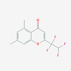 5,7-dimethyl-2-(1,1,2,2-tetrafluoroethyl)-4H-chromen-4-one