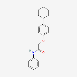 2-(4-cyclohexylphenoxy)-N-phenylacetamide