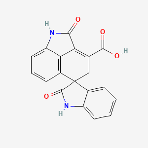 molecular formula C19H12N2O4 B5815099 2,2'-dioxo-1',2,2',4-tetrahydro-1H-spiro[benzo[cd]indole-5,3'-indole]-3-carboxylic acid CAS No. 73972-38-0