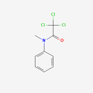 molecular formula C9H8Cl3NO B5815135 2,2,2-三氯-N-甲基-N-苯乙酰胺 CAS No. 36558-96-0