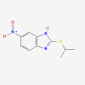 2-(isopropylthio)-5-nitro-1H-benzimidazole