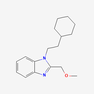 1-(2-cyclohexylethyl)-2-(methoxymethyl)-1H-benzimidazole