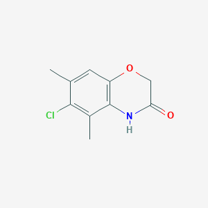 molecular formula C10H10ClNO2 B5815185 6-chloro-5,7-dimethyl-2H-1,4-benzoxazin-3(4H)-one 