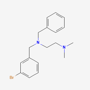 N-benzyl-N-(3-bromobenzyl)-N',N'-dimethyl-1,2-ethanediamine