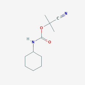 1-cyano-1-methylethyl cyclohexylcarbamate