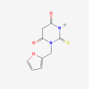 1-(2-furylmethyl)-2-thioxodihydro-4,6(1H,5H)-pyrimidinedione