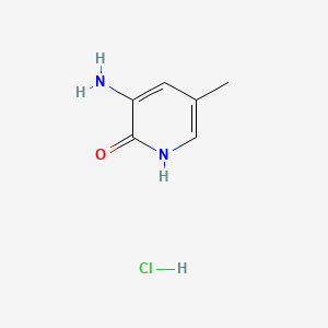 molecular formula C6H9ClN2O B581535 3-氨基-5-甲基吡啶-2-醇盐酸盐 CAS No. 1257665-07-8