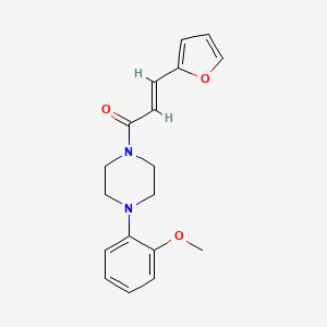 1-[3-(2-furyl)acryloyl]-4-(2-methoxyphenyl)piperazine