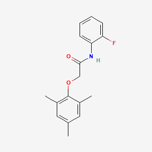 N-(2-fluorophenyl)-2-(mesityloxy)acetamide