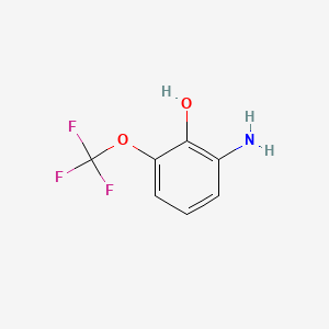 molecular formula C7H6F3NO2 B581549 2-Amino-6-(Trifluoromethoxy)phenol CAS No. 1261524-09-7