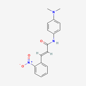 N-[4-(dimethylamino)phenyl]-3-(2-nitrophenyl)acrylamide