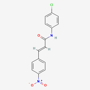 N-(4-chlorophenyl)-3-(4-nitrophenyl)acrylamide