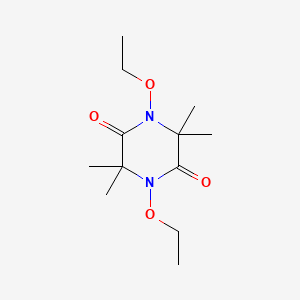 molecular formula C12H22N2O4 B5815590 1,4-diethoxy-3,3,6,6-tetramethyl-2,5-piperazinedione 