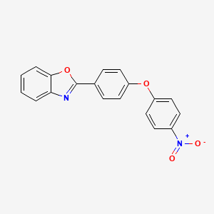 2-[4-(4-nitrophenoxy)phenyl]-1,3-benzoxazole