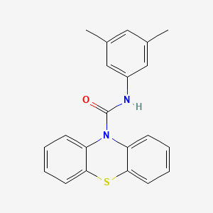 molecular formula C21H18N2OS B5815673 N-(3,5-dimethylphenyl)-10H-phenothiazine-10-carboxamide 
