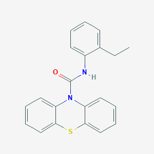 molecular formula C21H18N2OS B5815684 N-(2-ethylphenyl)-10H-phenothiazine-10-carboxamide 