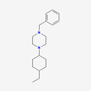 molecular formula C19H30N2 B5815699 1-benzyl-4-(4-ethylcyclohexyl)piperazine 