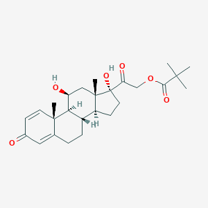 molecular formula C26H36O6 B058157 Prednisolona pivalato CAS No. 1107-99-9