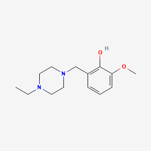 2-[(4-ethyl-1-piperazinyl)methyl]-6-methoxyphenol