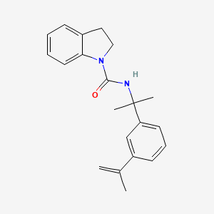 molecular formula C21H24N2O B5815756 N-[1-(3-isopropenylphenyl)-1-methylethyl]-1-indolinecarboxamide 