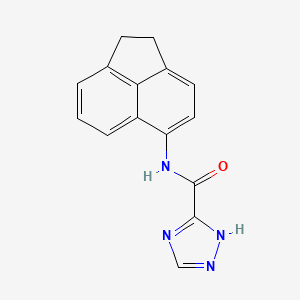 molecular formula C15H12N4O B5815821 N-(1,2-dihydro-5-acenaphthylenyl)-1H-1,2,4-triazole-3-carboxamide 