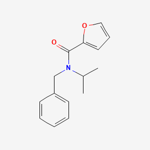 molecular formula C15H17NO2 B5815841 N-benzyl-N-isopropyl-2-furamide 